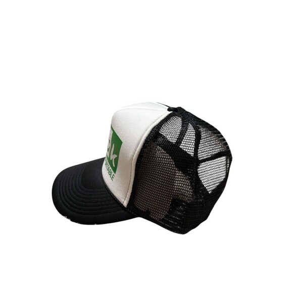 Sanuk Classic Trucker Snapback Hat Black Sanuk Original Logo Mesh Back Otto Cap - Picture 4 of 8